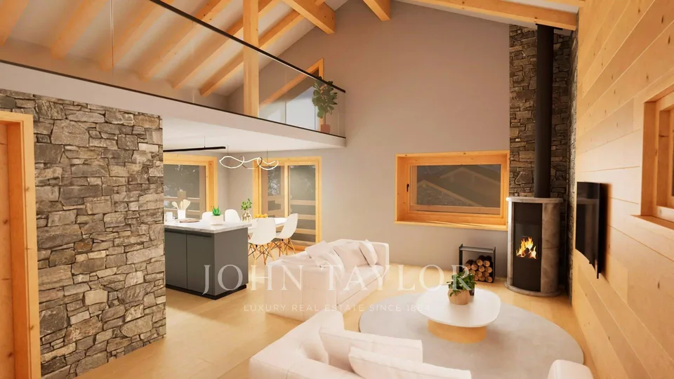 ECOQUARTIER DE VILLY | 5 CHALETS D'EXCEPTION NEUFS A LA TZOUMAZ