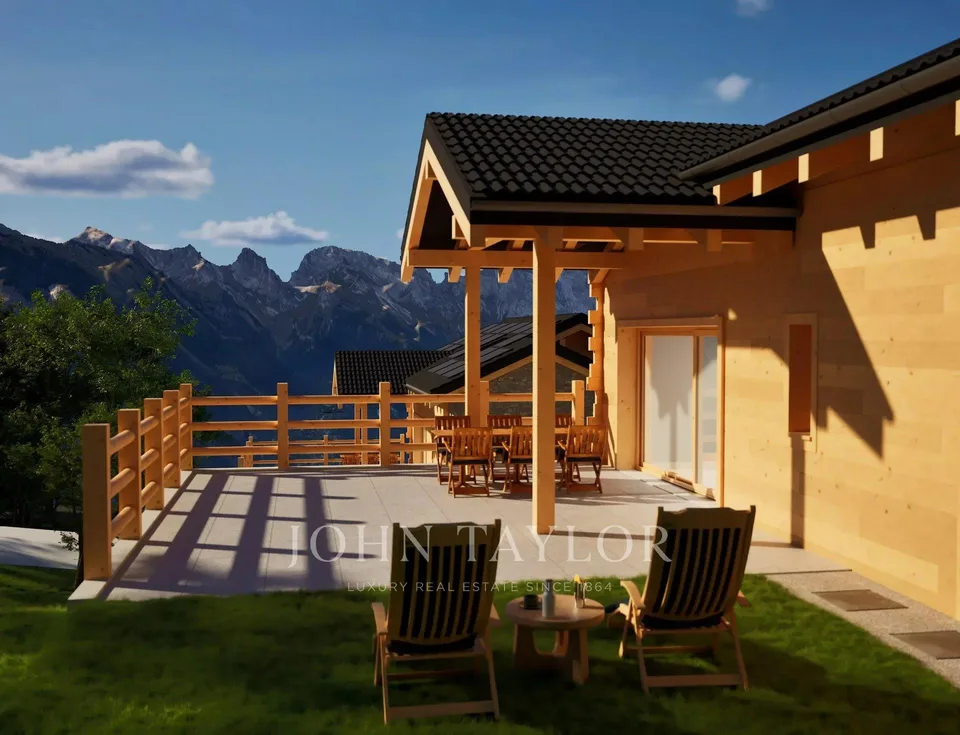 ECOQUARTIER DE VILLY | 5 CHALETS D'EXCEPTION NEUFS A LA TZOUMAZ – Foto 7 von 9