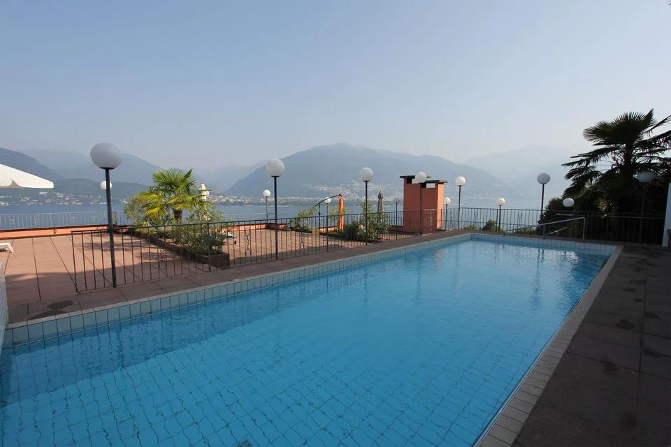 Bezaubernde Gartenwohnung mit Blick auf den Lago Maggiore