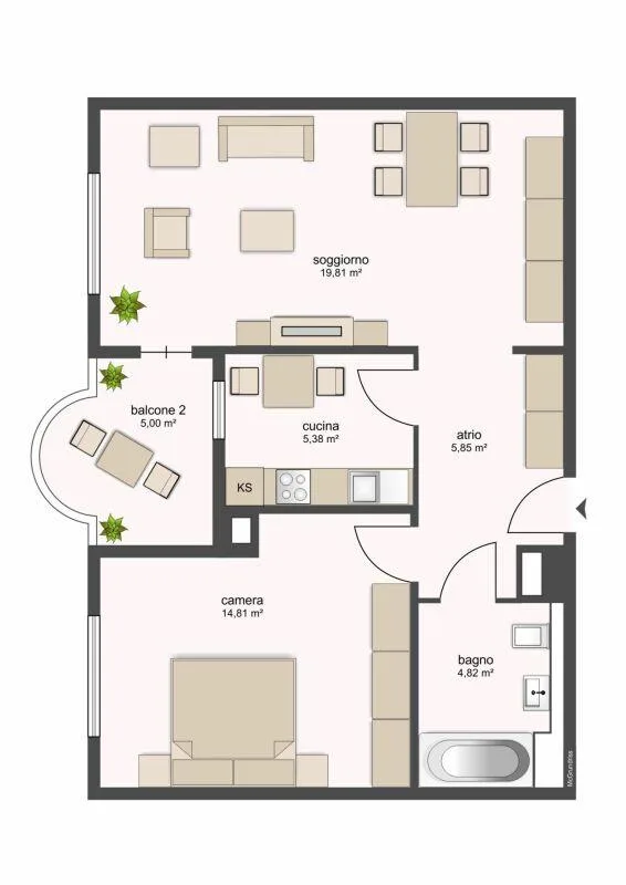 6200, Riazzino, Blocco B1, appartamento no. 202