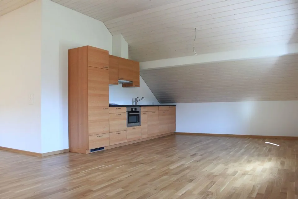Wohnen in einer neueren Dachwohnung