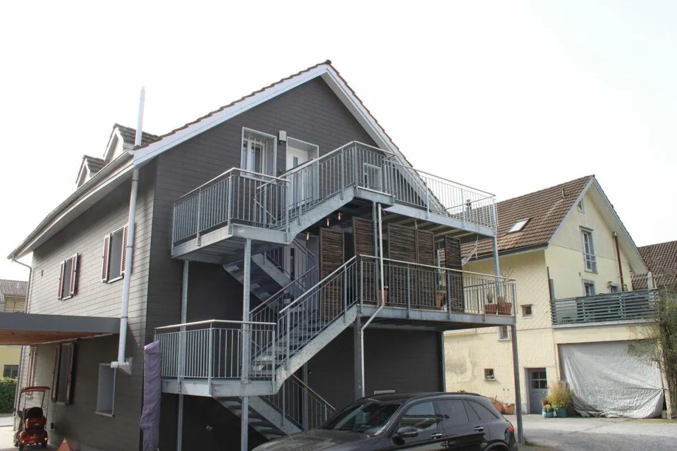 Wohnen in einer neueren Dachwohnung