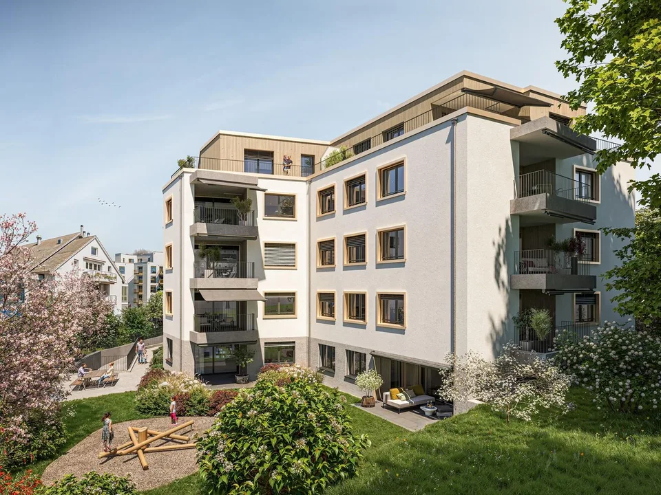 4.5 Zimmer Neubauwohnung an herrlich ruhiger Lage in Oerlikon