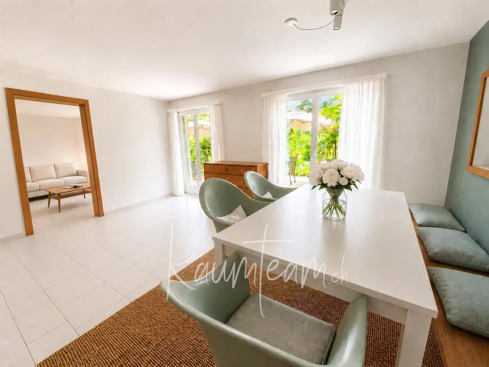 Charmant appartement 3.5 pièces avec calme et intimité