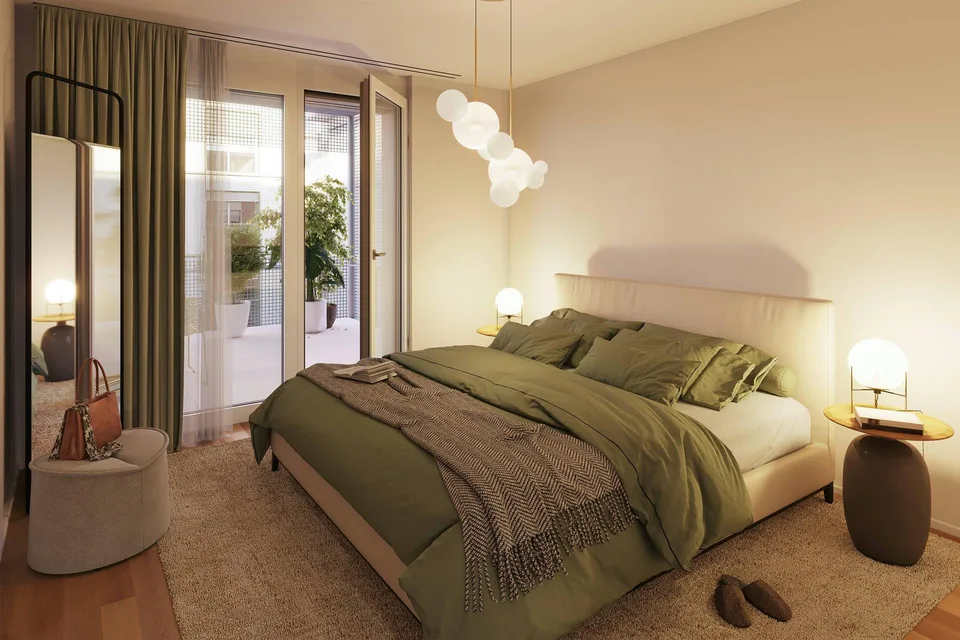 Exklusive 4.5-Zimmer-Dachwohnung mit grosszügigem Balkon