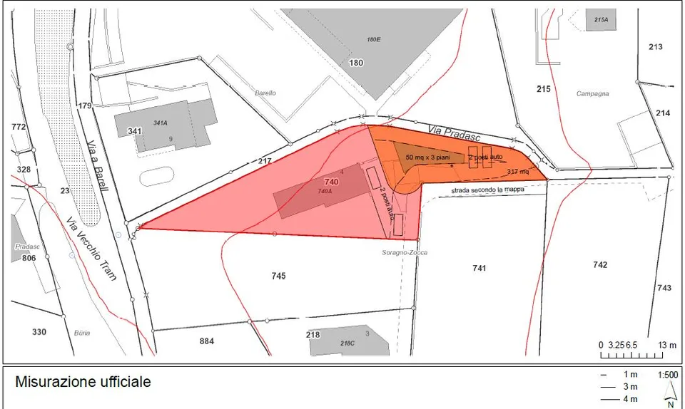 Terreno edificabile in vendita a Davesco-Soragno – Possibilità di r...