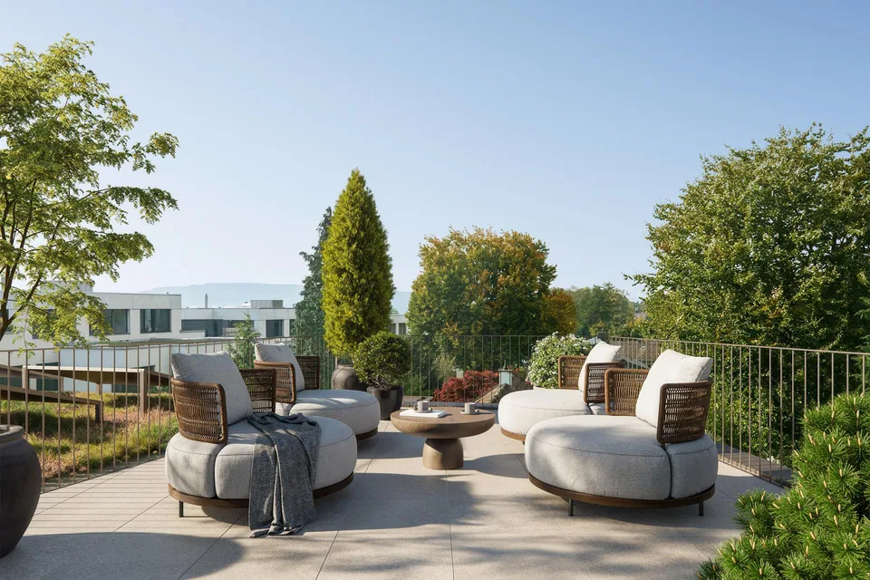 Exklusives Wohnen mit grosszügigem Privatgarten in Zürich-Höngg