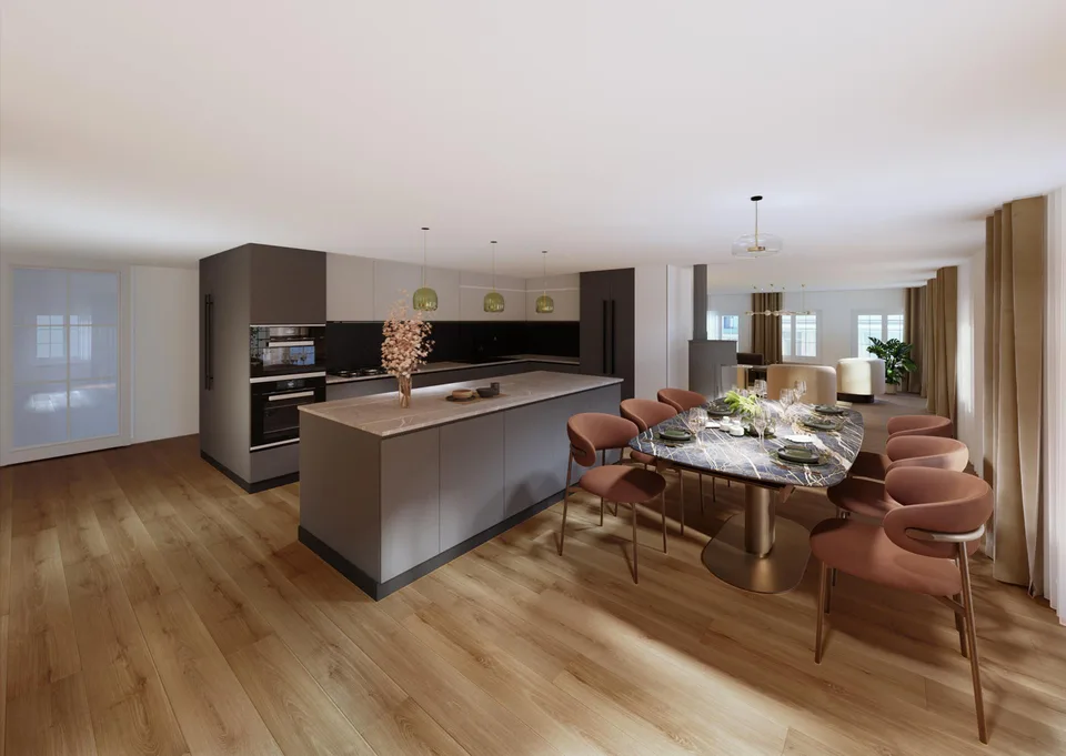 Grosszügige 4.5-Zimmer-Wohnung mit Balkon (OG Rest.)