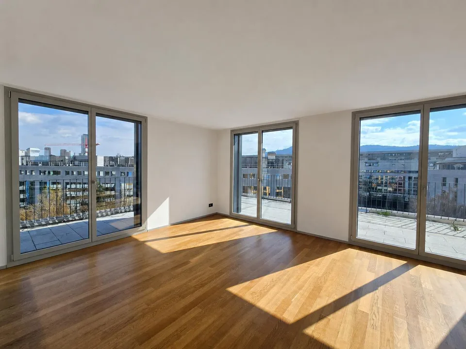 Sonnenverwöhnte 4.5-Zimmer-Attikawohnung mit 81 m² Terrasse