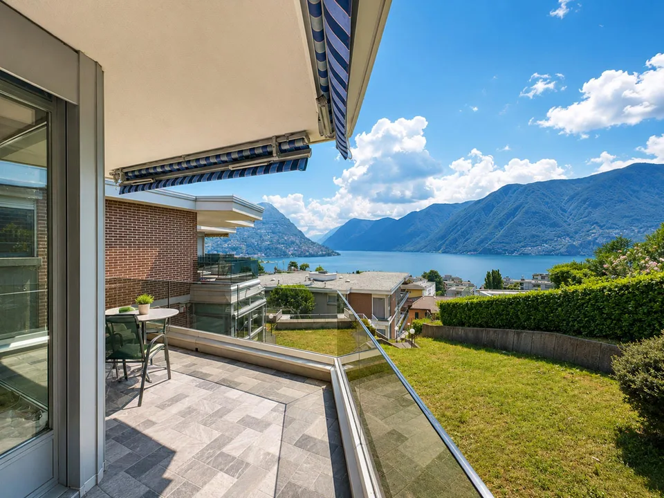 Appartamento con splendida vista lago a Lugano