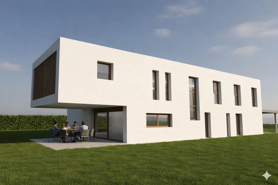 Terreno edificabile pianeggiante, nel verde e con progetto approvato – Foto 11 von 12