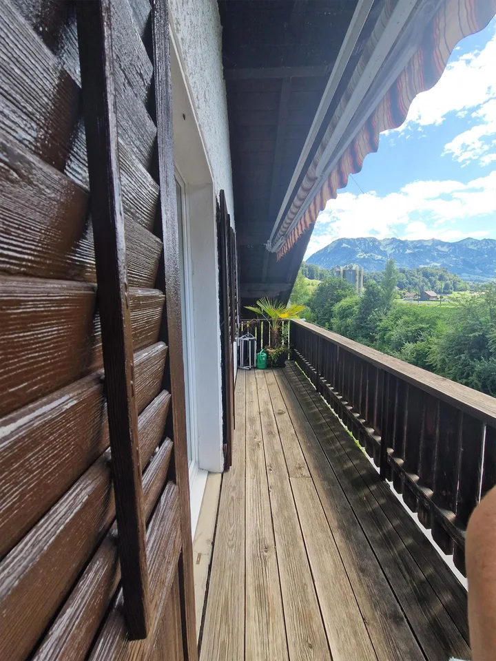 3 Zimmer Dachwohnung mit Estrich