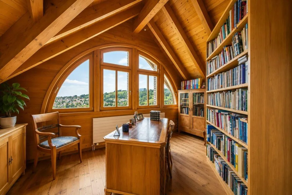 Einzigartiges Vollholzhaus aus Mondholz - gesund wohnen mit Bergsicht und vielseitigen Nutzungsmöglichkeiten – Foto 15 von 29