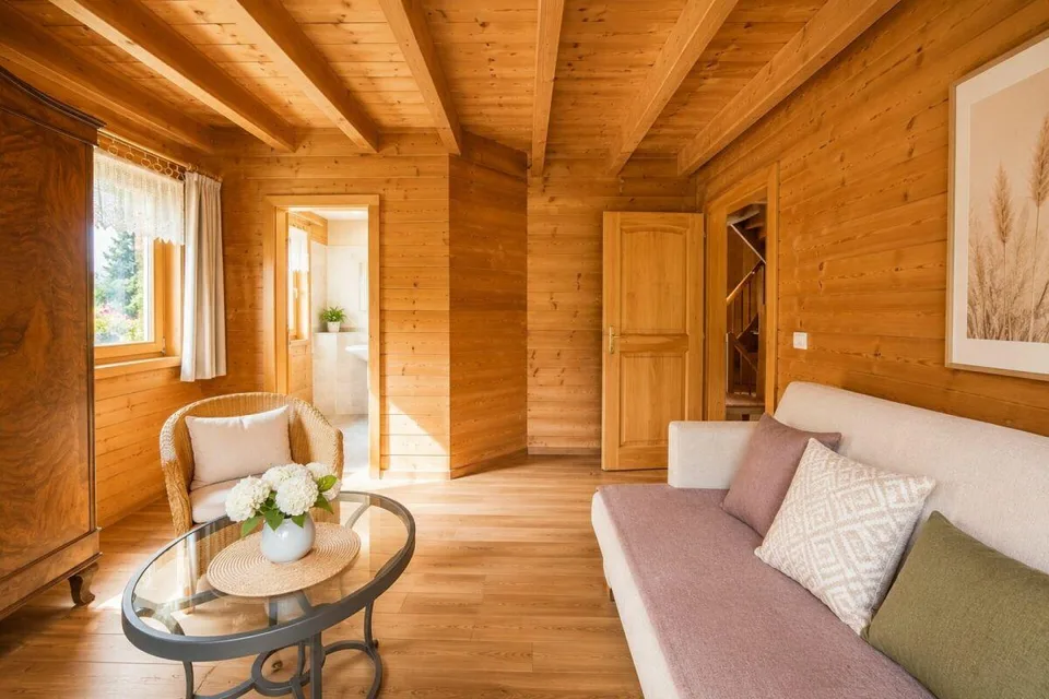 Einzigartiges Vollholzhaus aus Mondholz - gesund wohnen mit Bergsicht und vielseitigen Nutzungsmöglichkeiten – Foto 19 von 29