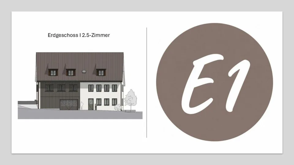 Mehrfamilienhaus "Bachblick" - Erdgeschosswohnung