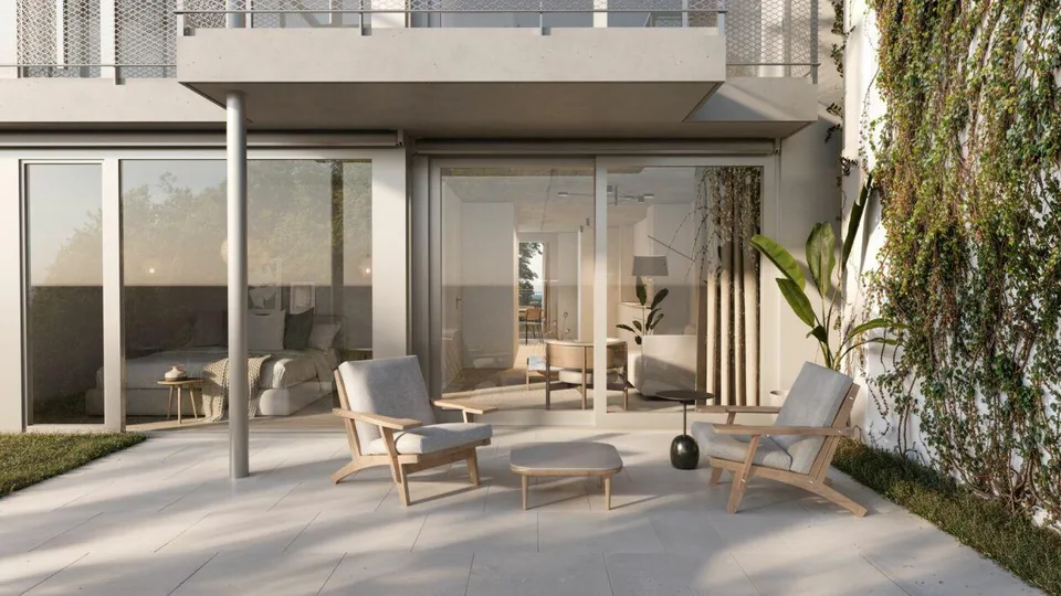 Urban wohnen mit privatem Garten - hochwertiges 2.5 Z' Neubauapartment