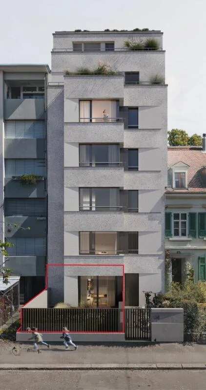 Urban wohnen mit privatem Garten - hochwertiges 2.5 Z' Neubauapartment
