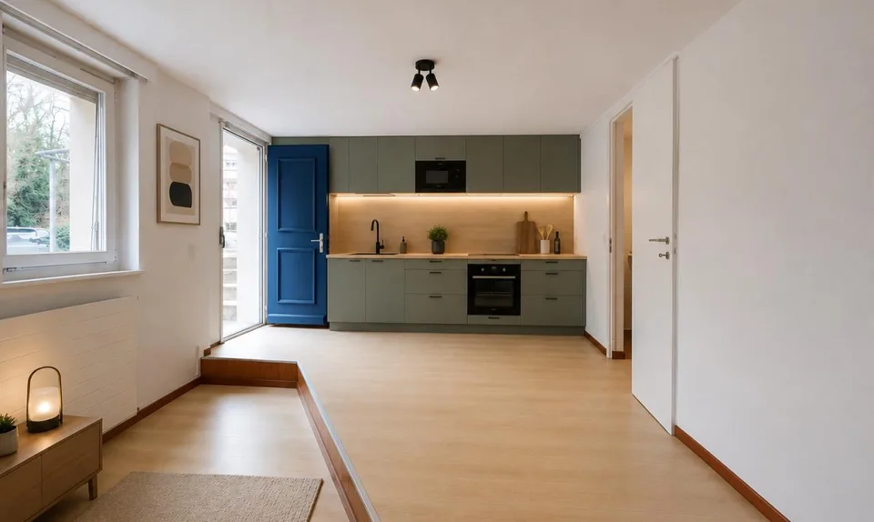 Appartement 2 pièces 33m² – cuisine et salle de bains à personnaliser