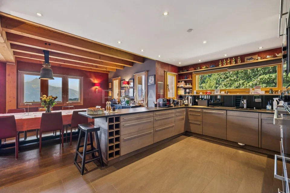 Chalet d'exception ski in ? ski out aux portes de Villars