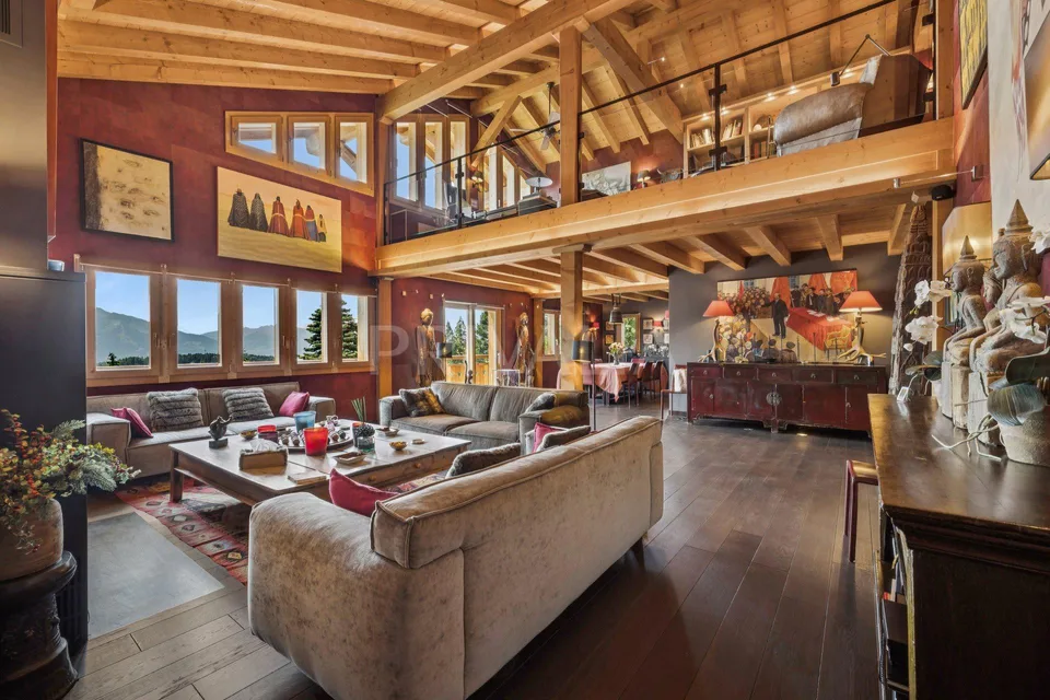 Chalet d'exception ski in ? ski out aux portes de Villars