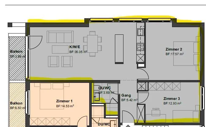Totalsanierte Wohnung Modern und hell – Foto 6 von 6