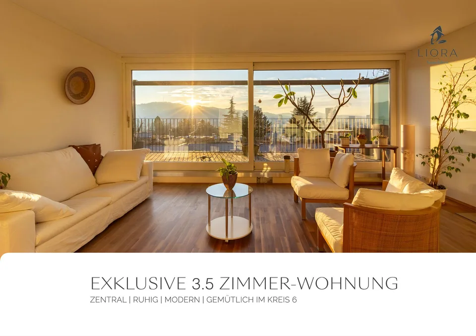 Exklusive 3.5-Zimmer-Maisonettewohnung mit Dachterrasse &Panoramablick