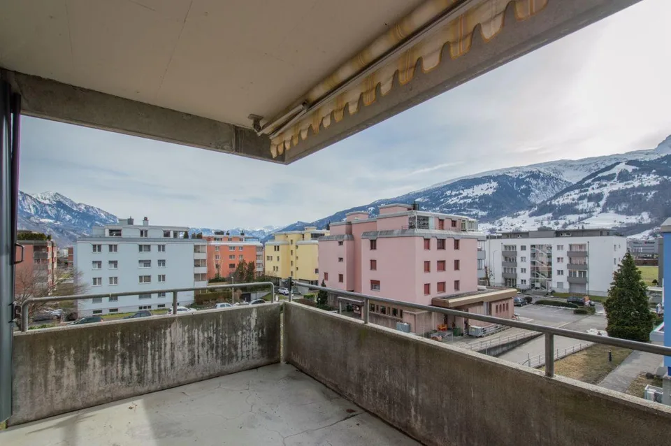 Vivre au centre avec une vue magnifique sur le Pizol
