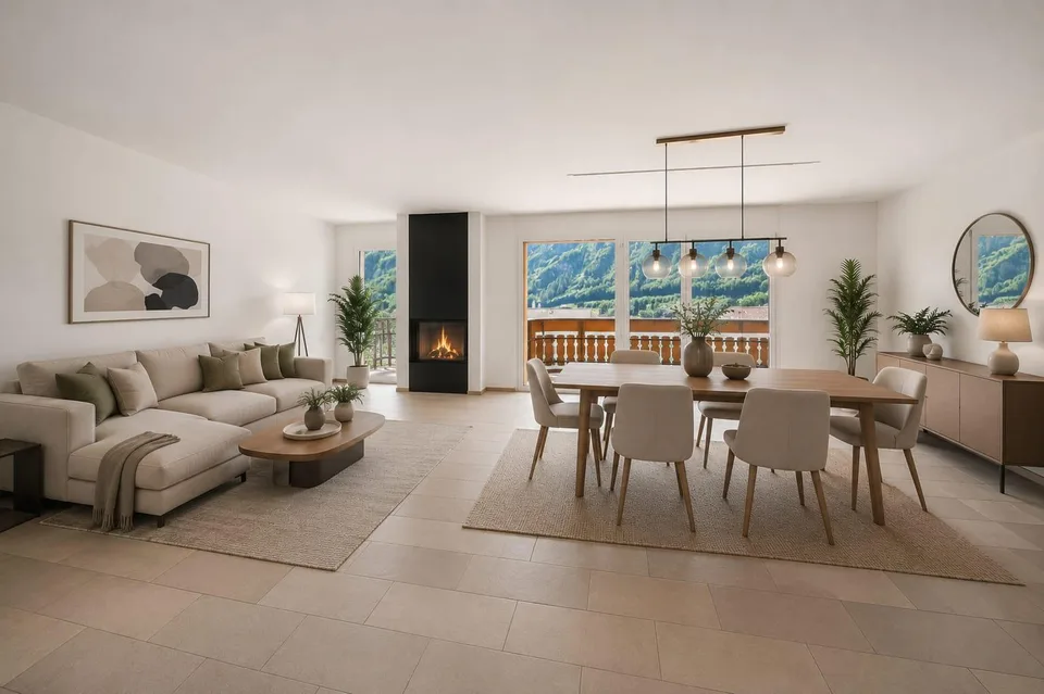 Your Retreat in the Alps: 4.5-Room Residence in Leukerbad