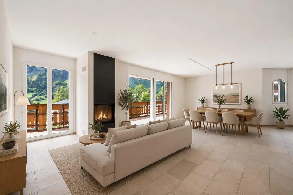 Your Retreat in the Alps: 4.5-Room Residence in Leukerbad