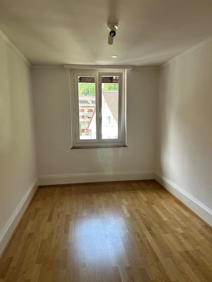Appartamento centrale di 4 locali con giardino privato, lavatrice propria e attrezzature moderne con VISTA MOZZAFIATO SULLA MONTAGNA Animali domestici ammessi