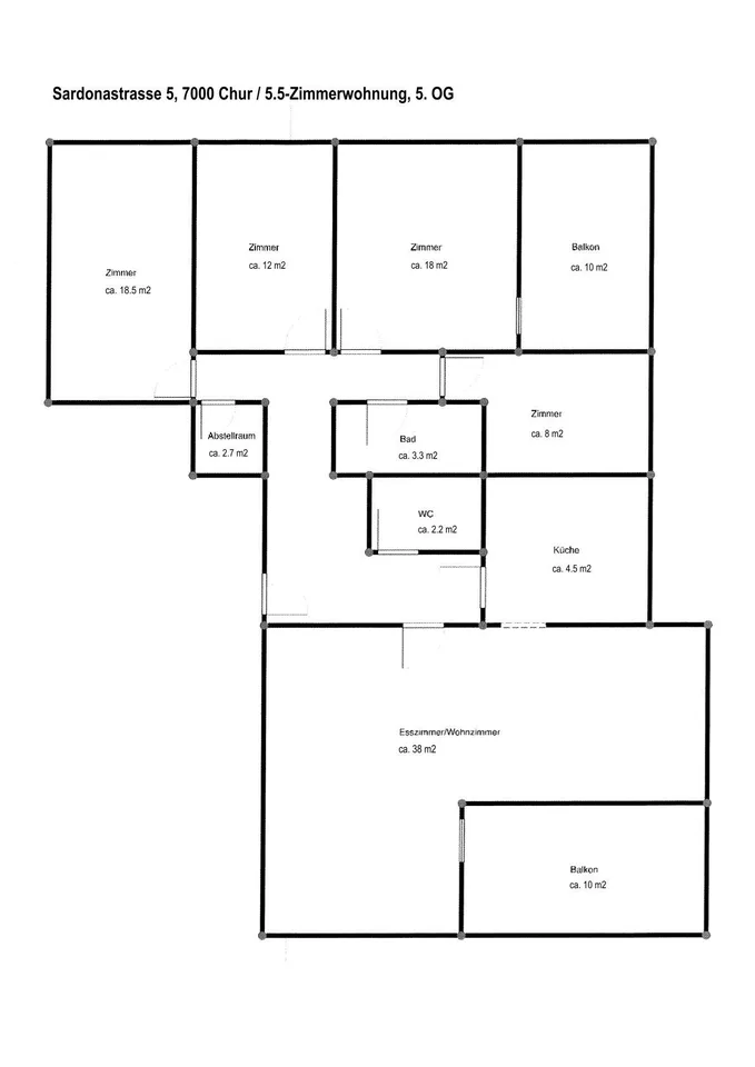 5 1/2-Zimmerwohnung – photo 17 of 17