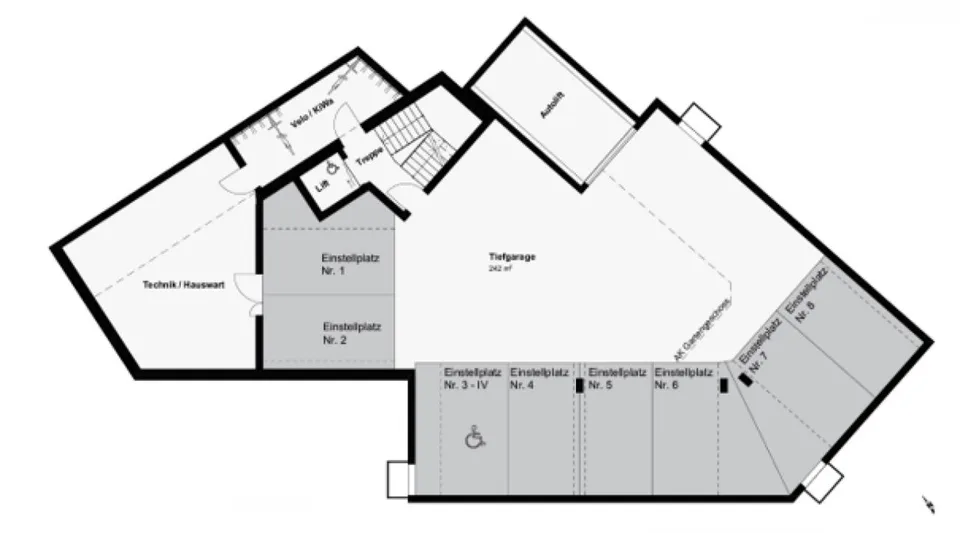 Einstellplätze Nr. 2 + 4, La Rivera Embrach