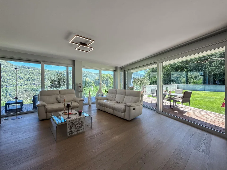 Appartamento con giardino, piscina, sauna e palestra a Montagn