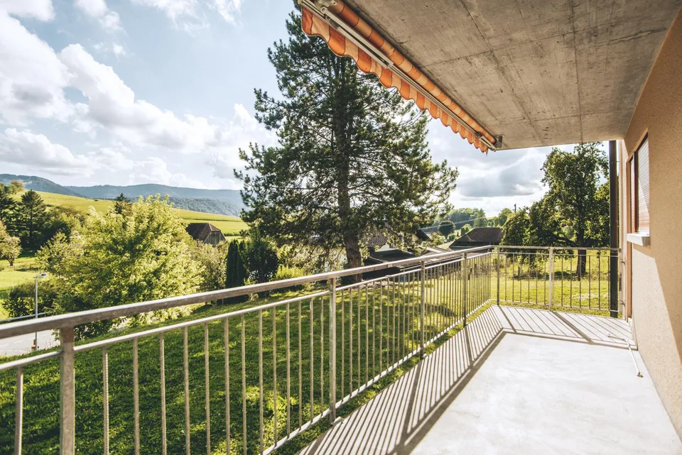 Appartement 4.5 pces au rez-de-chaussée