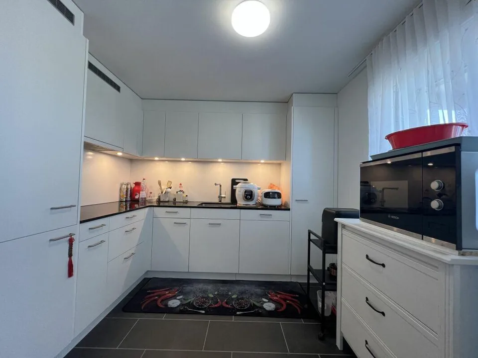 Moderne Wohnung mit Seesicht über den Dächern von Rorschacherberg