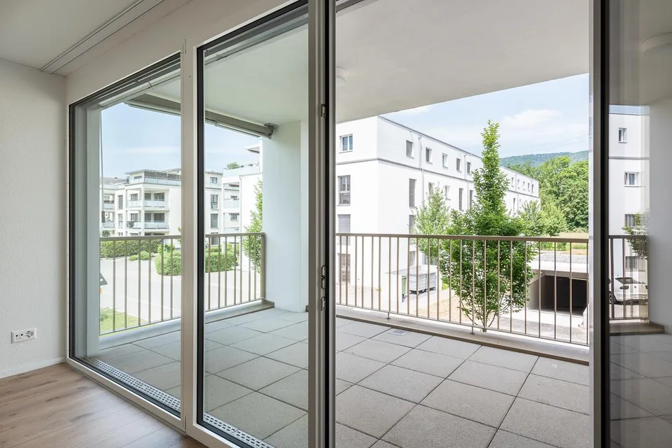 Helle Wohnung mit Blick ins Grüne!