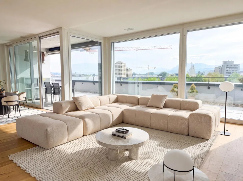 Exklusive Attika in Sursee mit 131 m² und 135 m² Terrasse