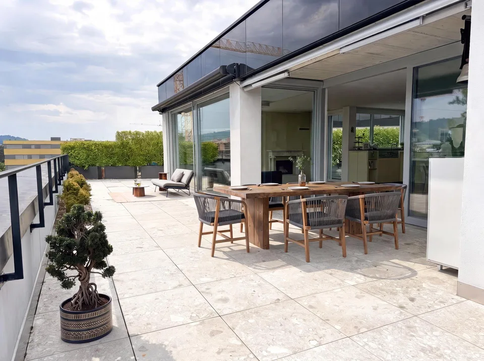 Exklusive Attika in Sursee mit 131 m² und 135 m² Terrasse