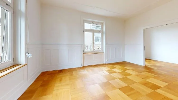 Renovierte 3-Zimmerwohnung mit stilvollem Jugendstil-Charme