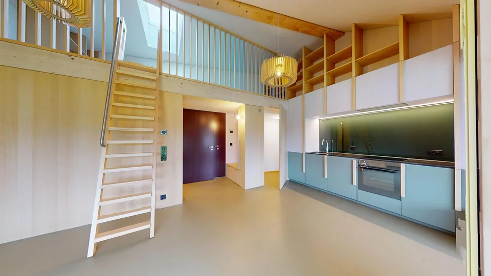 Einzigartig wohnen im "Kibako" Kloten - 1.5 Studio