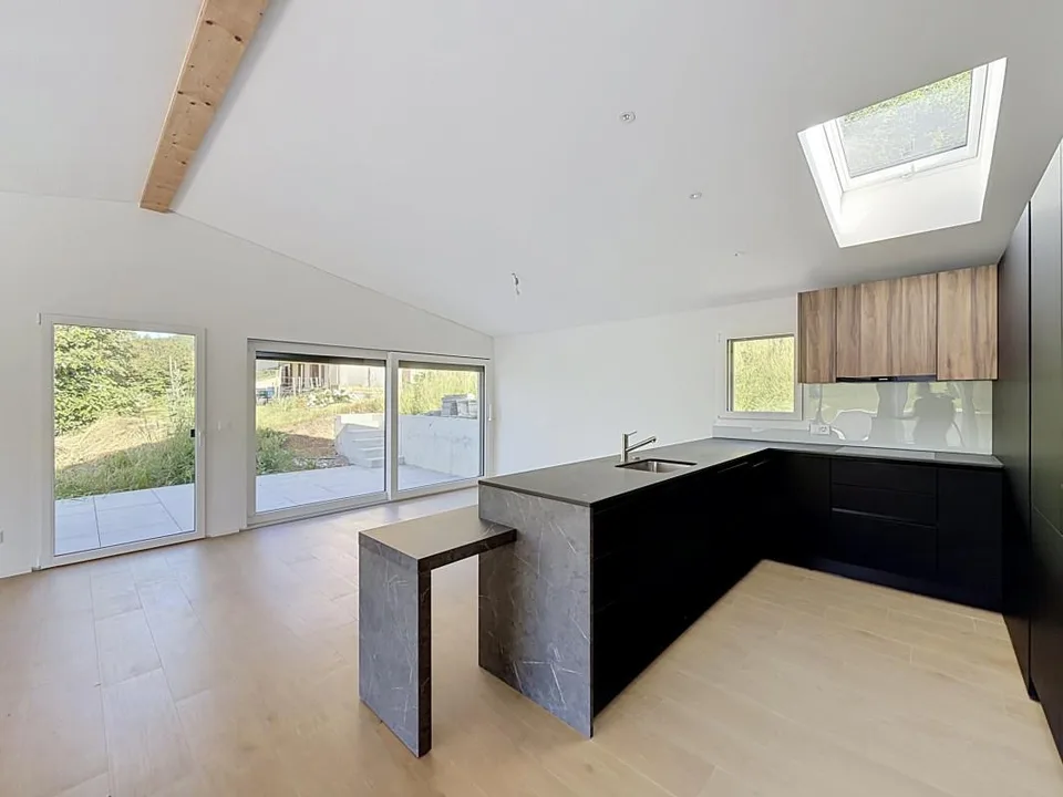 Villa neuve avec unité indépendante et vue dégagée sur les Préalpes...