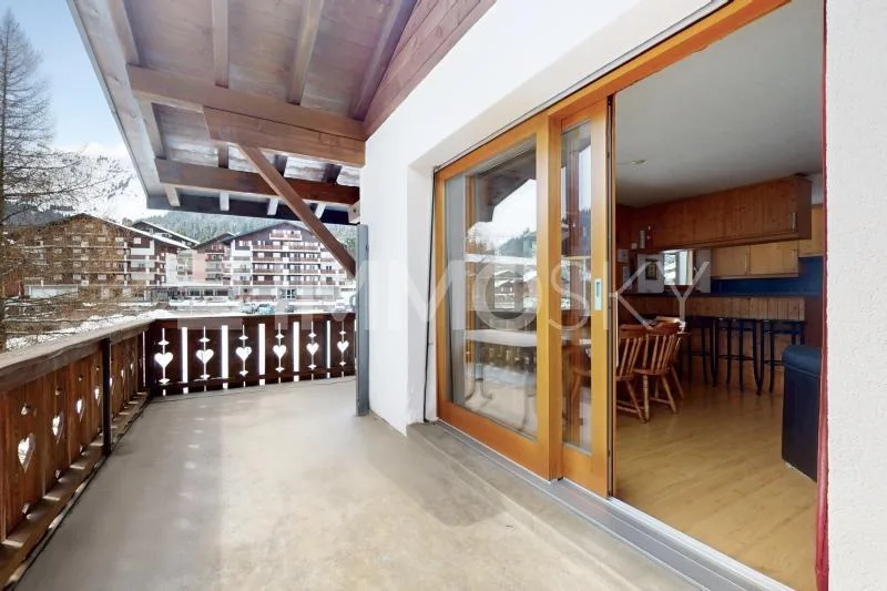 ZU SPÄT: 4,5-Zimmer-Wohnung im Zentrum von Morgins