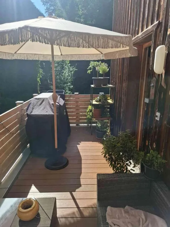 gemütliche 2-Zi-Maisonette-Whg mit Garten und Balkon zu vermieten