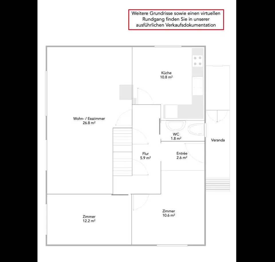 Einfamilienhaus mit grosser Baulandreserve – Foto 12 von 12