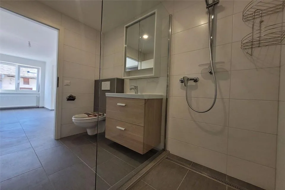 Wohnung mit 2,5 Zimmern und Veranda renoviert