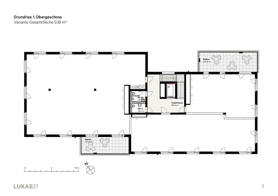 Büroräume 92m2 bis 518m2 - passend zu Ihrem Unternehmen – photo 7 sur 10