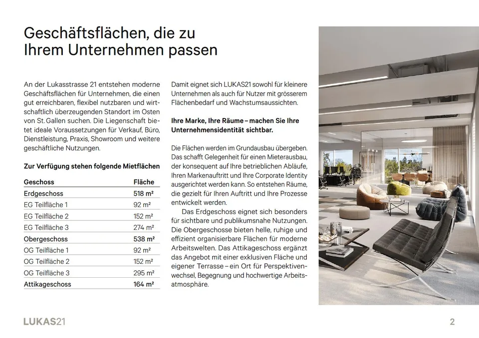 Geschäftsflächen 92m2 bis 518m2 - machen Sie Ihre Unternehmensident...