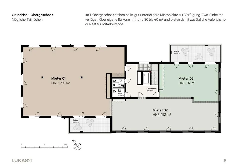 Geschäftsflächen 92m2 bis 518m2 - machen Sie Ihre Unternehmensident... – photo 6 sur 10