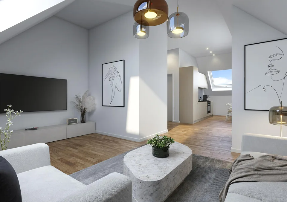 Neubauprojekt – 2.5 Zimmer-Dachwohnung zu vermieten