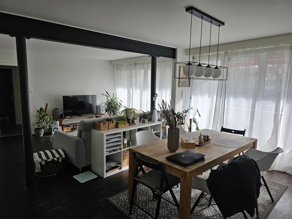 grosszügige lichtdurchflutete 2 1/2-Zimmer-Wohnung